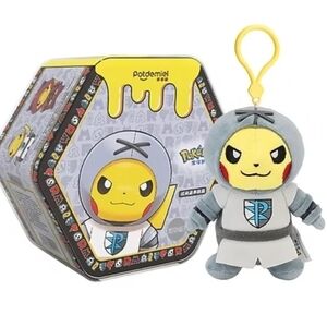 Ltd Edition "Potdemiel" Collection Pokemon Pikachu Team Plasma Plush Keychain